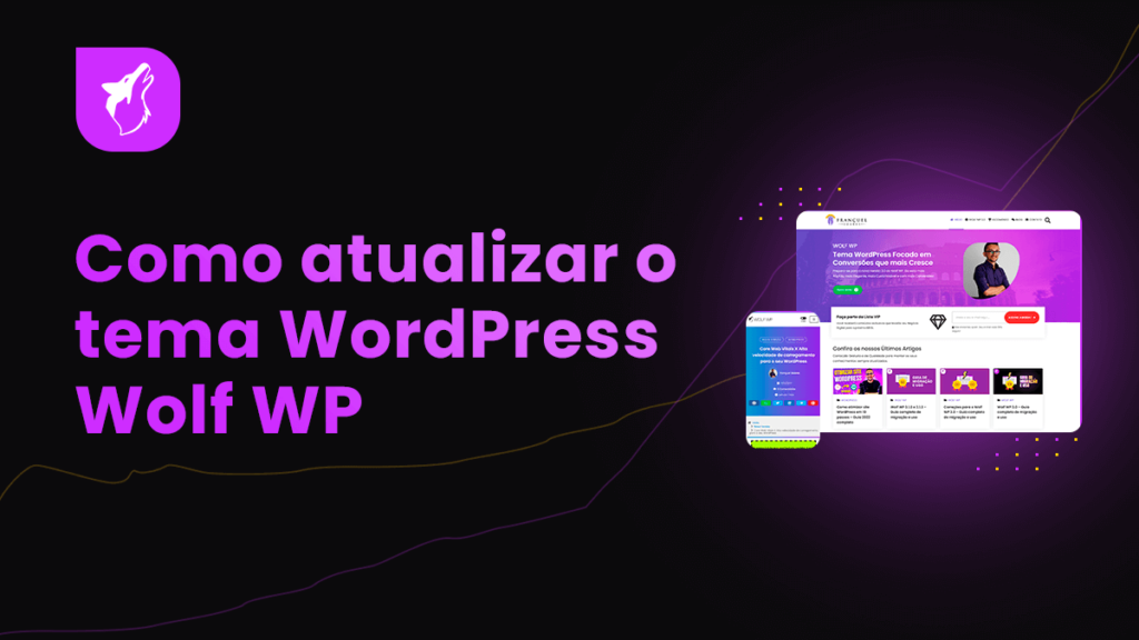 Como atualizar o tema WordPress Wolf WP